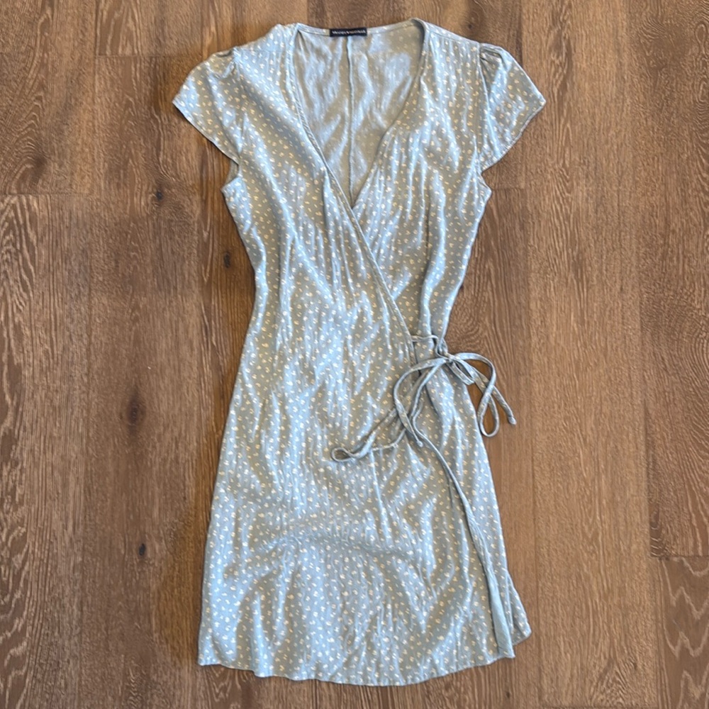 Blue wrap Brandy Melville dress